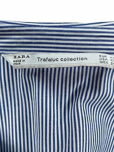 xs Beden mavi Renk Zara Gömlek %70 İndirimli.