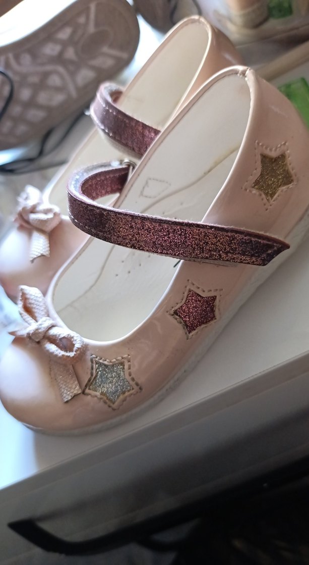 Kız Çocuk Pembe Tokalı Babet - Görsel 2