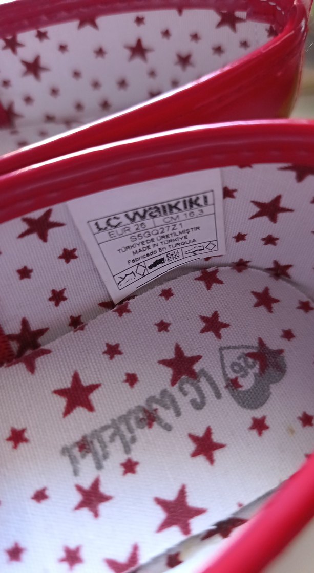 Kız Çocuk Kırmızı Tokalı Babet Ayakkabı - Görsel 2