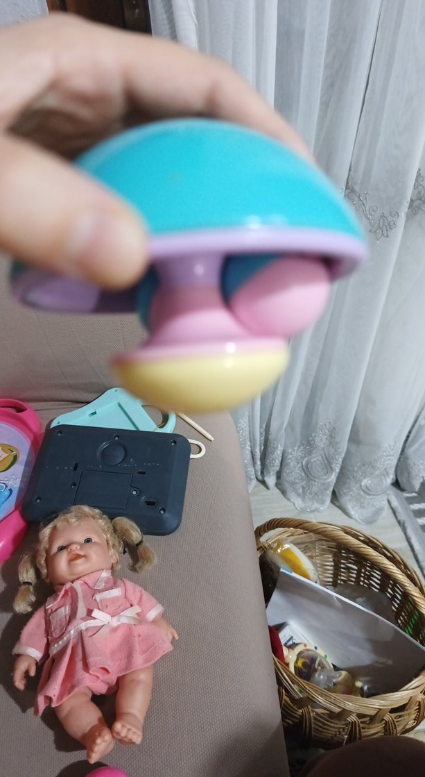 Pastel Mor Bebek Biberonu - Görsel 2