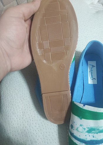 Renkli Bağcıksız Kadın Espadril - Görsel 5