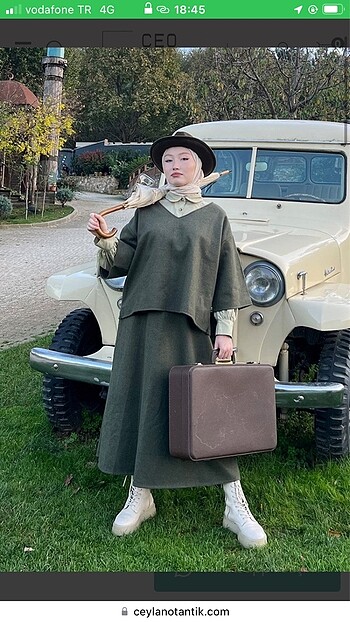 Ceylan otantik ikili takım haki 40 beden - Görsel 3