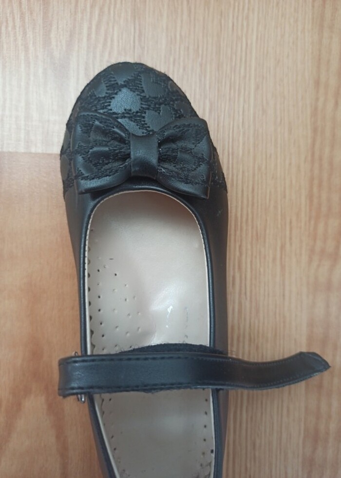 Siyah deri ortopedik 7_8 yaş(29 numara ) klasik ayakkabı abiye a - Görsel 4
