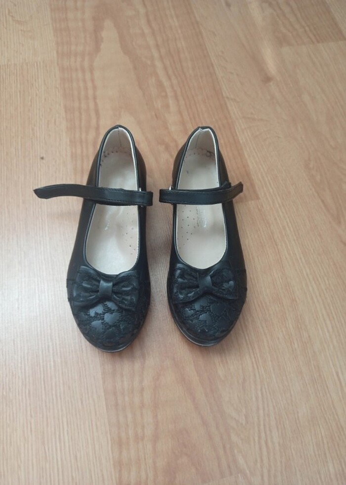 Siyah deri ortopedik 7_8 yaş(29 numara ) klasik ayakkabı abiye a - Görsel 3