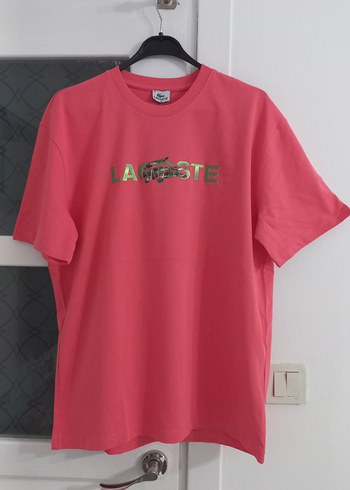 Pembe Baskılı Oversize Erkek Tişört