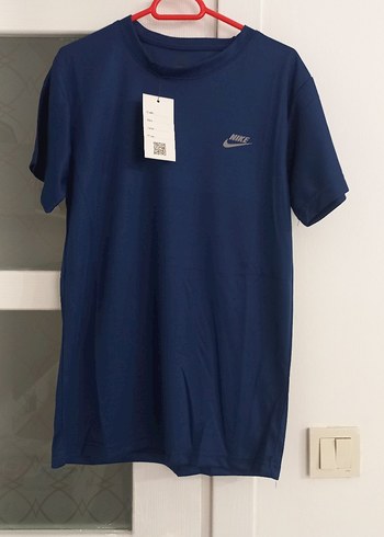 Erkek Lacivert Nike Spor Tişört