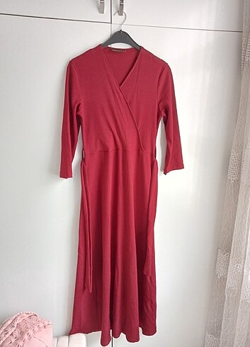 Bordo elbise