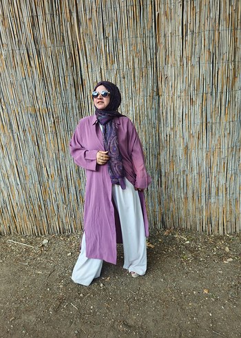 Kumasina bayılacaksınız uzun gömlek  3 renk secenegiyle - Görsel 3