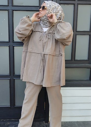 önden baglamali vizon kadın ikili takım - Görsel 3