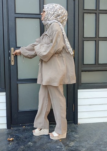 önden baglamali vizon kadın ikili takım - Görsel 2