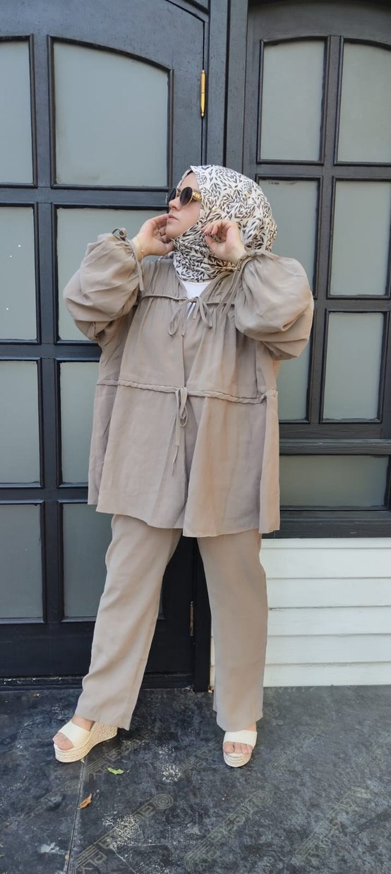 önden baglamali vizon kadın ikili takım - Görsel 3