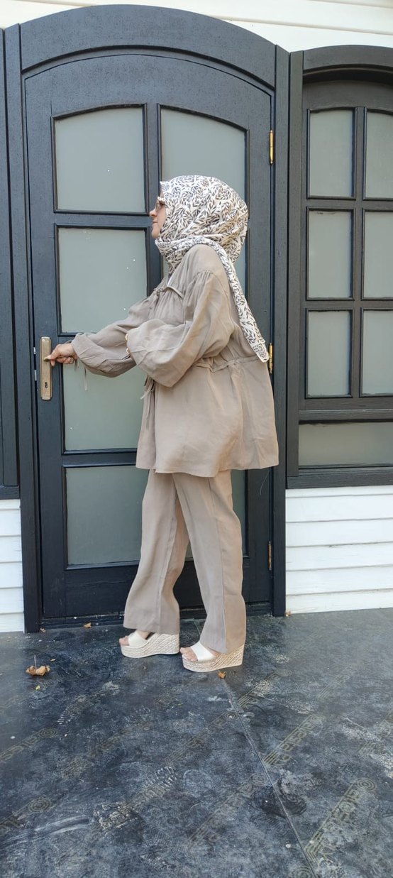 önden baglamali vizon kadın ikili takım - Görsel 2