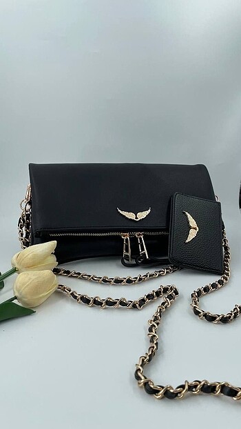 Zadig & Voltaire Zadıg&Voltaire-Pochette Rock Swing Your Wings???? Ölçü:27*13 cm