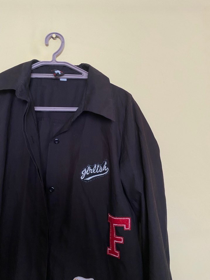 Düğmeli Siyah Uzun Kollu Kadın Gömlek - Görsel 2