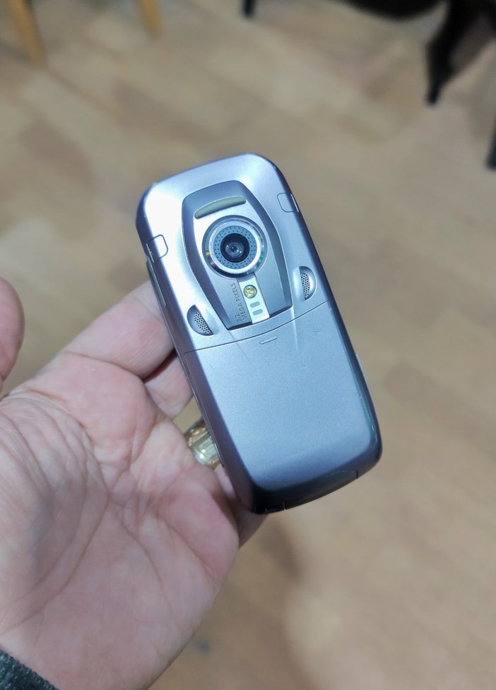 Mavi Gri Casio Kapaklı Telefon Arka vidası - Görsel 2