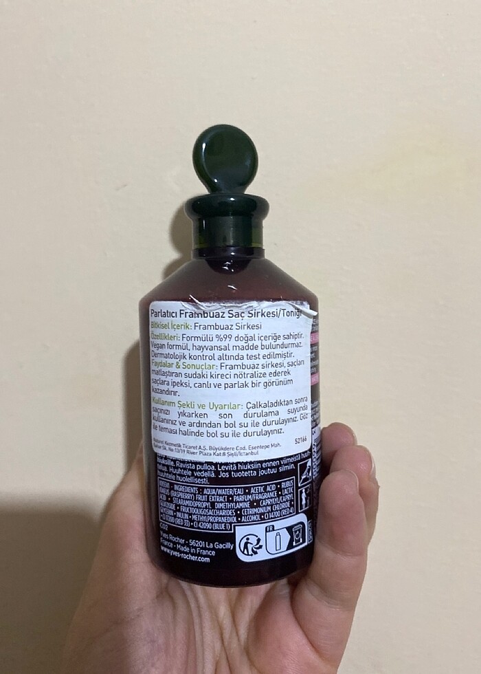 Yves rocher frambuaz saç sirkesi - Görsel 5