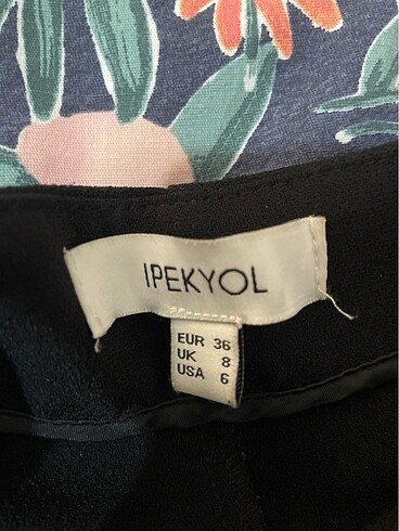 36 Beden siyah Renk Pantolon