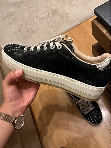 38 Beden siyah Renk Diesel kadın sneaker