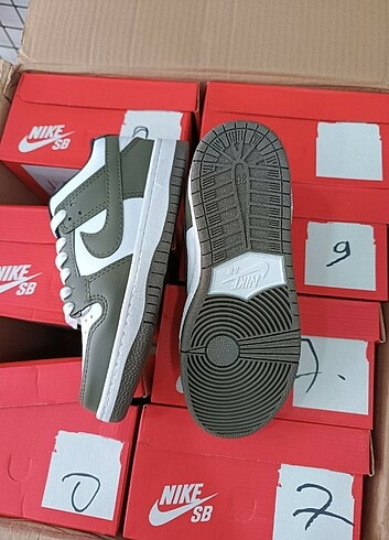 38 Beden haki Renk Nike Dunk Spor Ayakkabı 