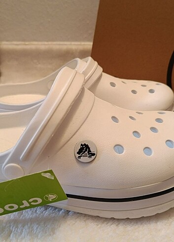 37 Beden Crocs Beyaz Terlik