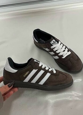 39 Beden kahverengi Renk Adidas Samba Spor Ayakkabı