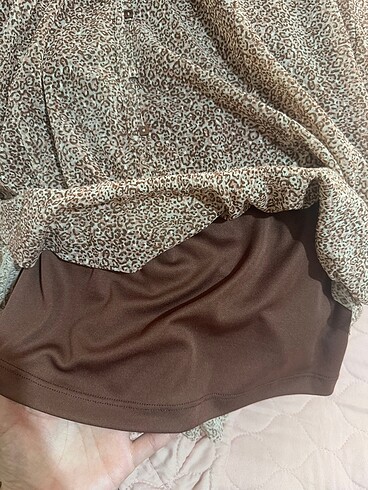xl Beden LCW leopar desenli bluz