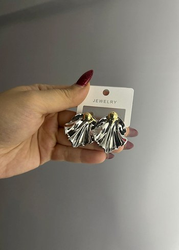 Parlak Pilili Mini Kadın Küpe - Görsel 3