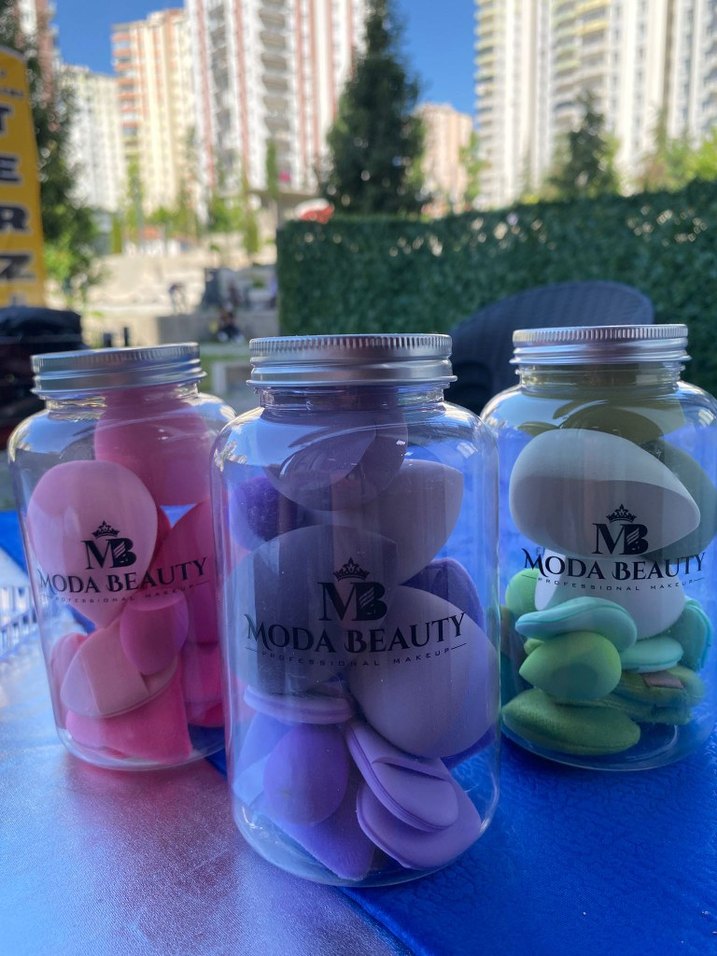 Kavanoz sünger Makyaj Süngeri Seti - Görsel 2