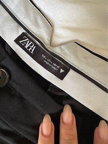 l Beden Zara Siyah Palazzo Pantolon | L