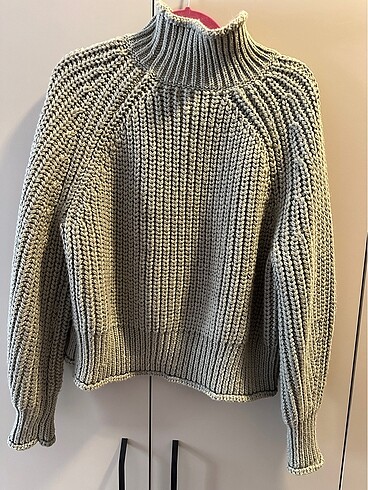 H&M H&M Acik Haki Yesili Kazak | XL