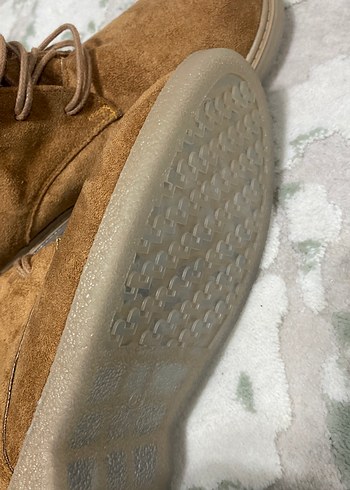 Taba rengi süet bot - Görsel 5