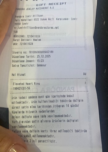 Pandora kalpli yüzük - Görsel 5