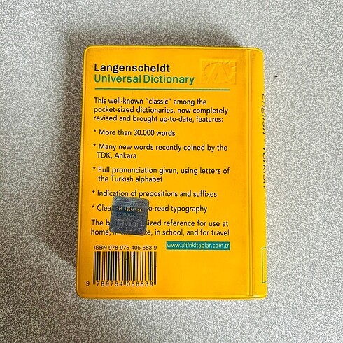 İNGİLİZCE SÖZLÜK (L MARKA) - Görsel 2