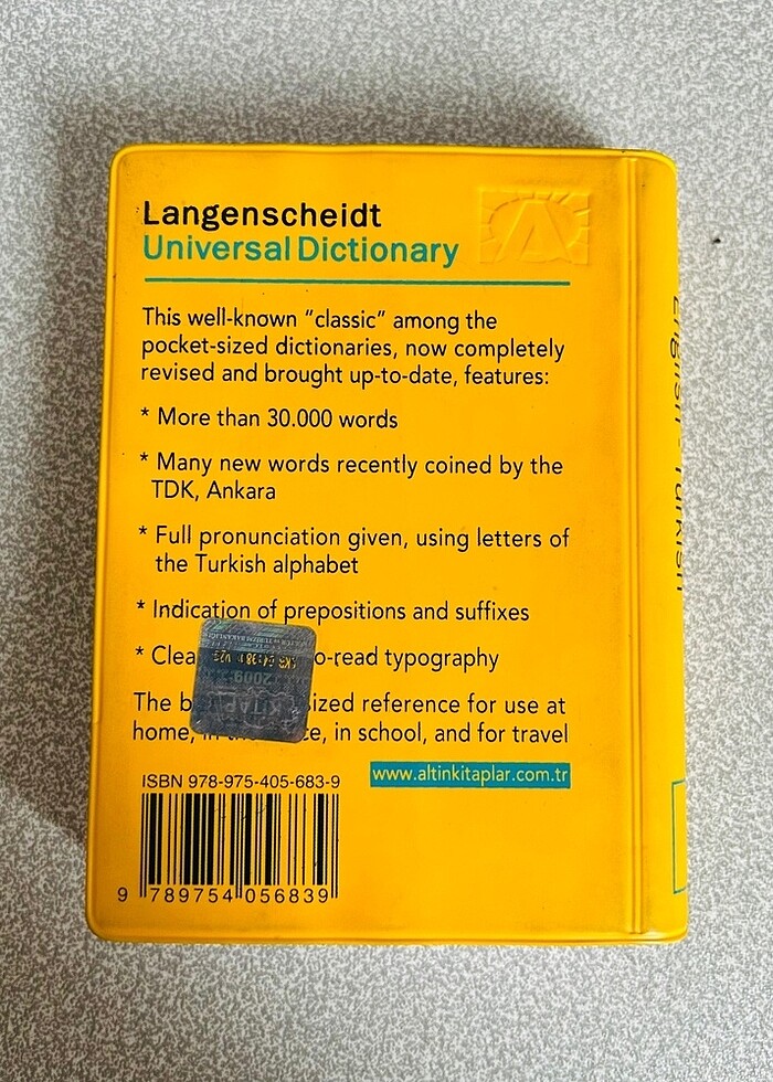 İNGİLİZCE SÖZLÜK (L MARKA) - Görsel 2