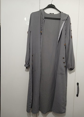 Gri Uzun Kadın tunik - Görsel 2