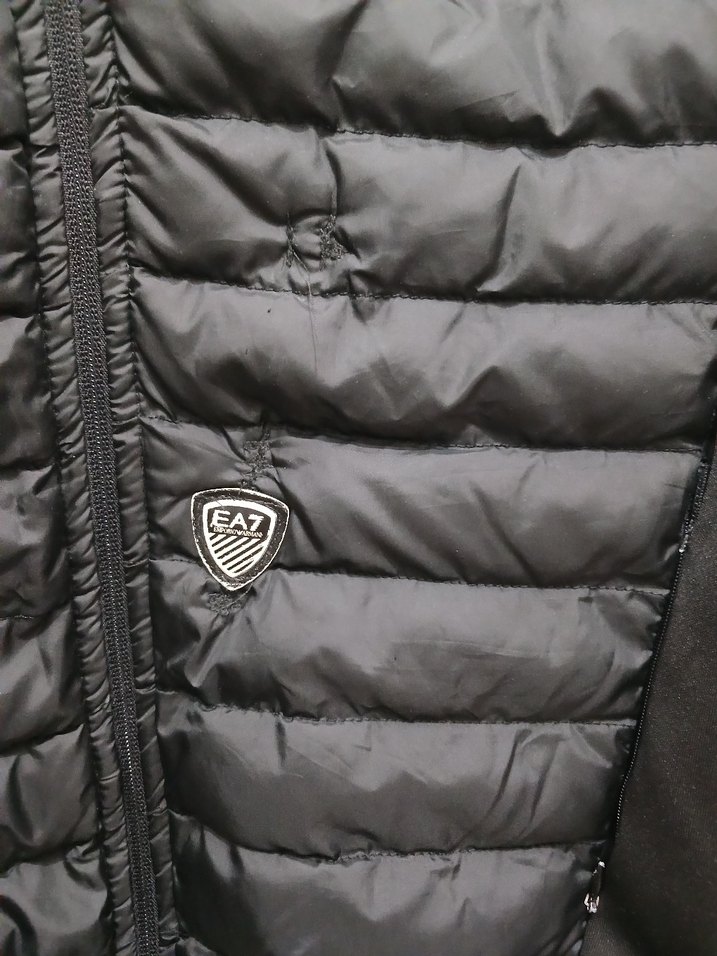 Siyah Fermuarlı erkek imce mont - Görsel 2