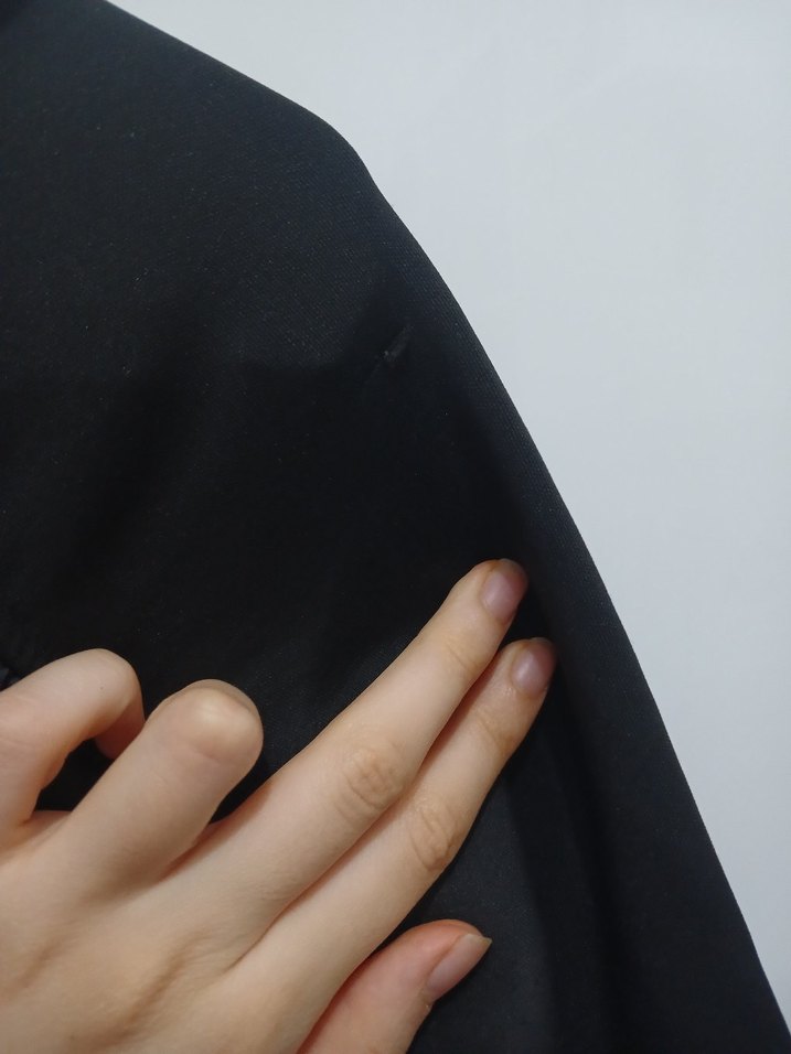 Siyah Fermuarlı erkek imce mont - Görsel 3