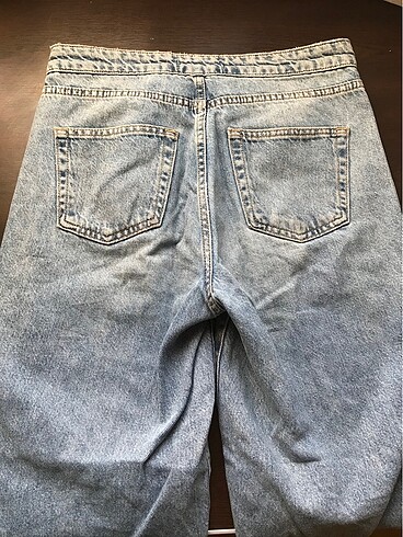 26 Beden mavi Renk Baggy jean