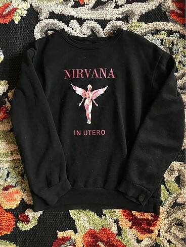 Nirvana baskılı sweat