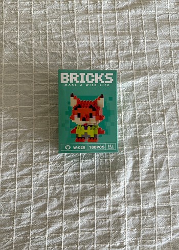 BRICKS 180 Parça Turkuaz Lego Seti