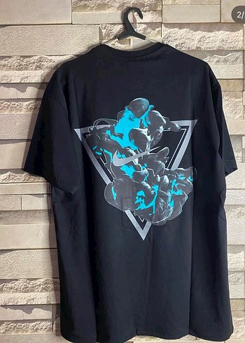 Diğer Nike Siyah Baskılı Oversize Tişört