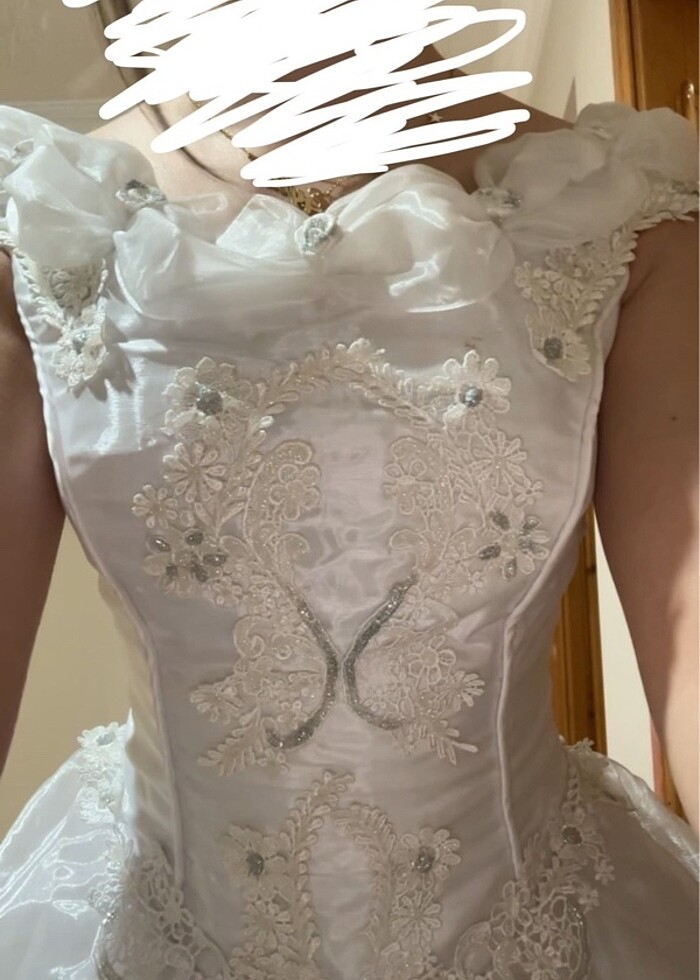 Vintage gelinlik - Görsel 3