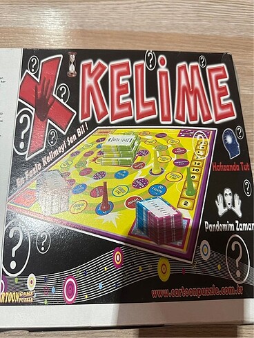 X kelime kutu oyunu