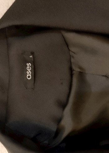 42 Beden siyah Renk Düğmeli Siyah Notch Yaka Tuxedo Ceket