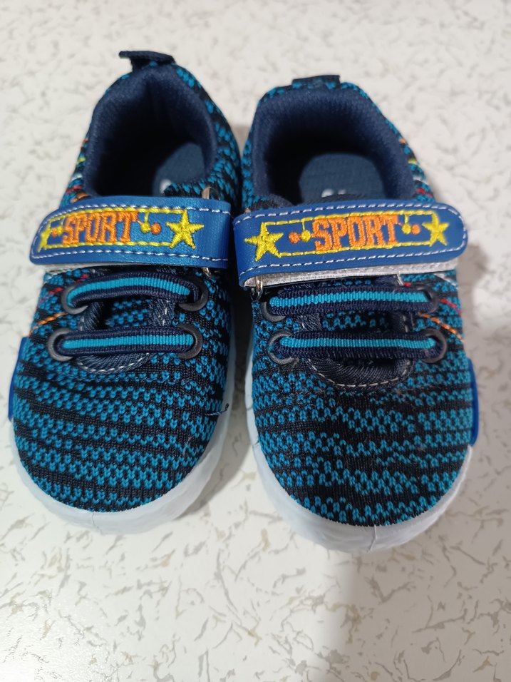 Polaris Mavi Bağcıksız Erkek Çocuk Spor Ayakkabı - Görsel 4