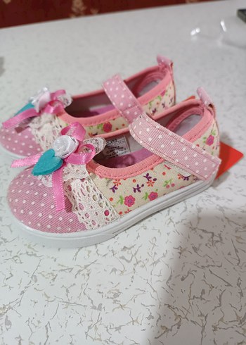 Polaris Kız Çocuk Pembe Dantelli Bohem Spor Ayakkabı - Görsel 3