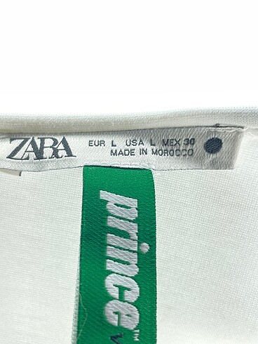 l Beden beyaz Renk Zara Kısa Tulum %70 İndirimli.