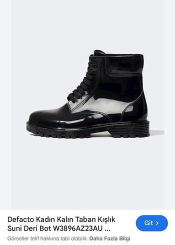 Siyah Rugan Gotik Stiletto Topuklu Kadın Bot - Görsel 2