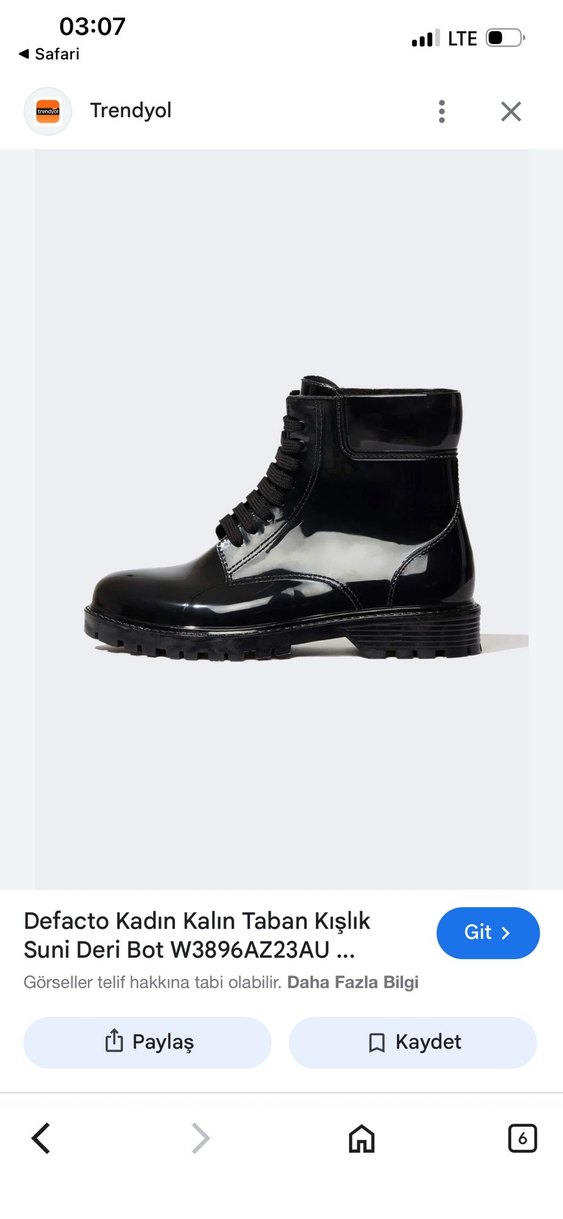 Siyah Rugan Gotik Stiletto Topuklu Kadın Bot - Görsel 2