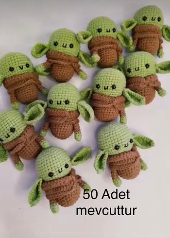 Pastel Kahverengi Amigurumi Oyuncak Bebek